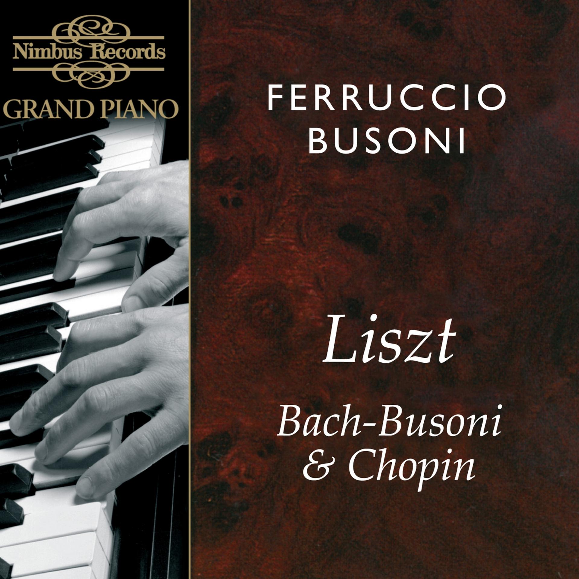 Постер альбома Ferruccio Busoni Plays Liszt, Bach & Chopin