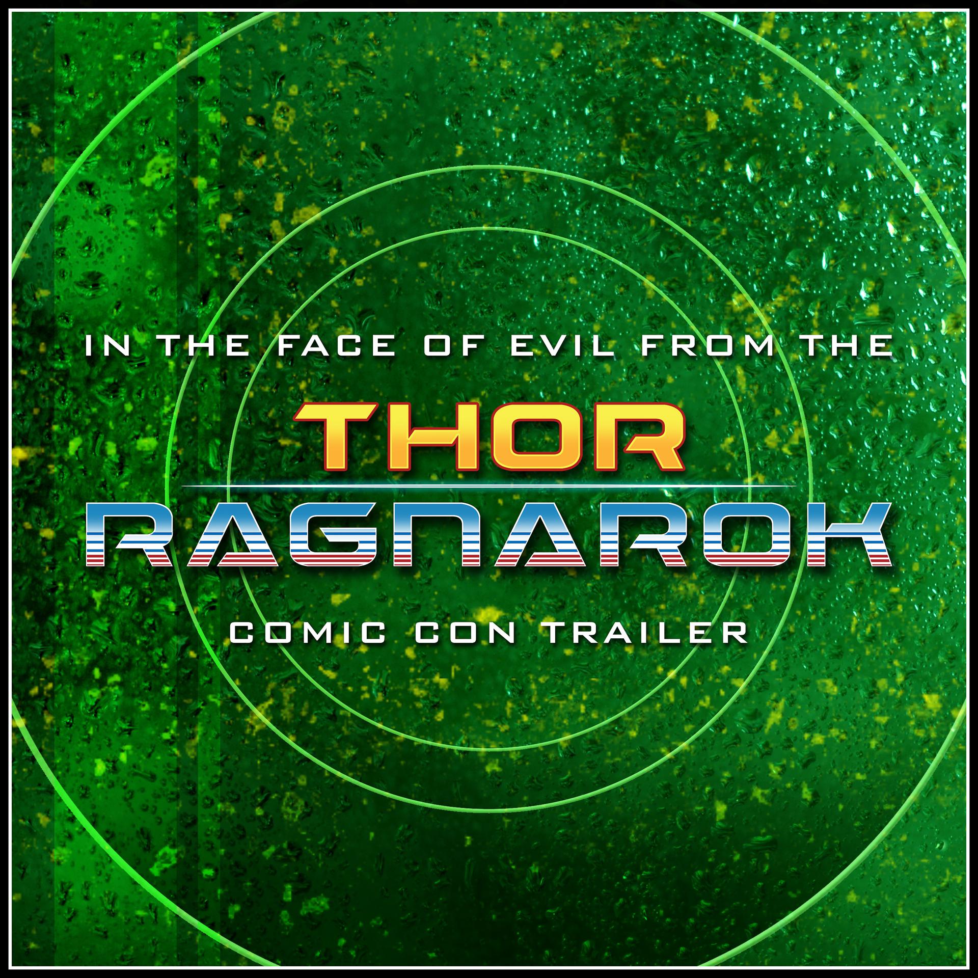 Постер альбома In the Face of Evil (From the "Thor: Ragnarok" Official Comic-Con Trailer)