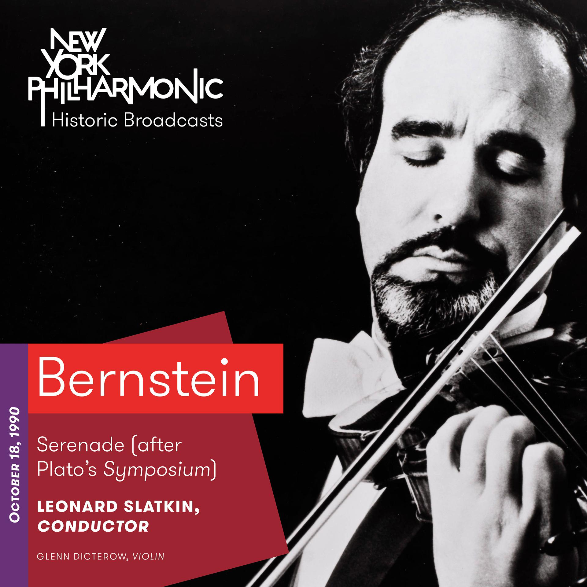 Постер альбома Bernstein: Serenade (after Plato's Symposium) (Recorded 1990)
