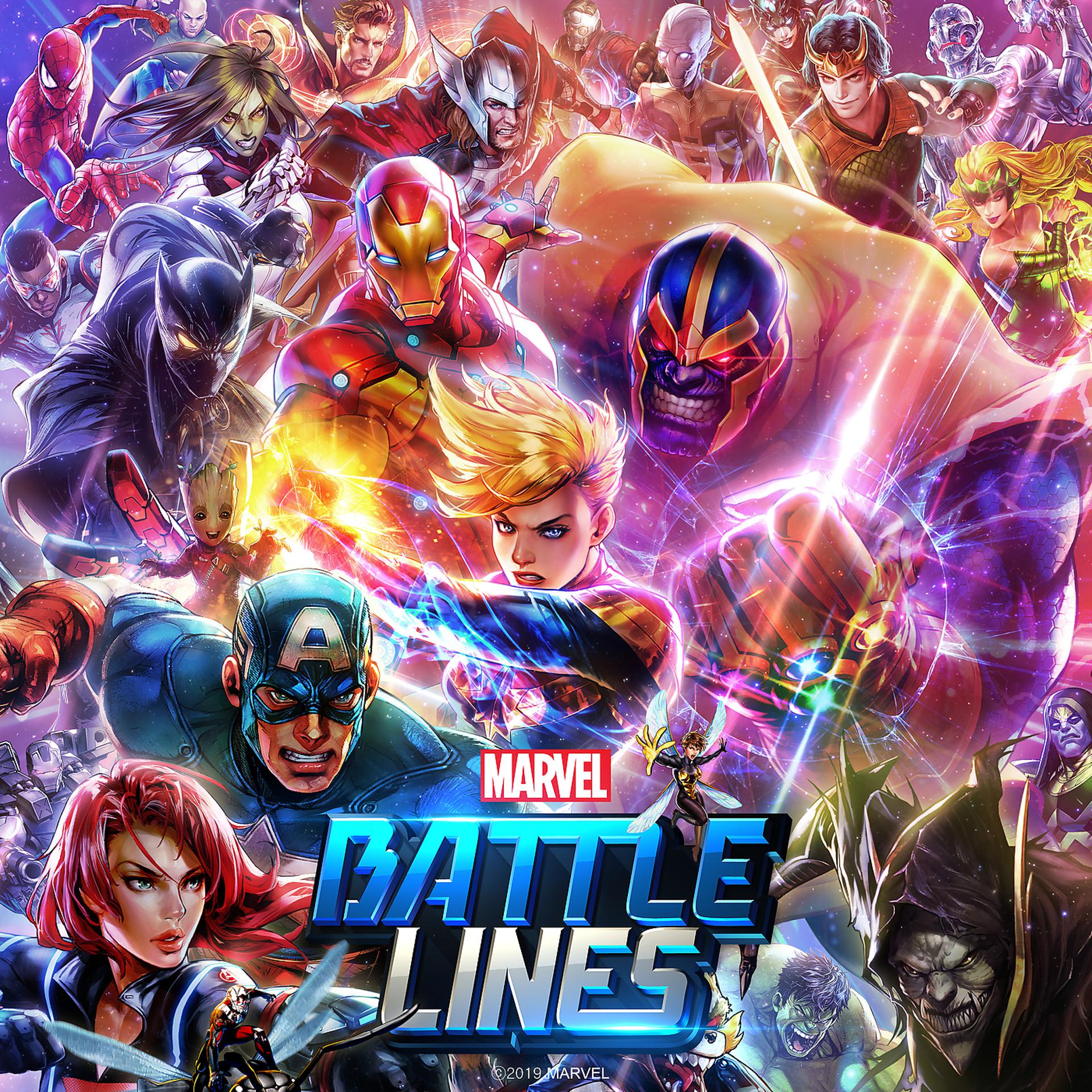 Постер альбома Marvel Battle Lines