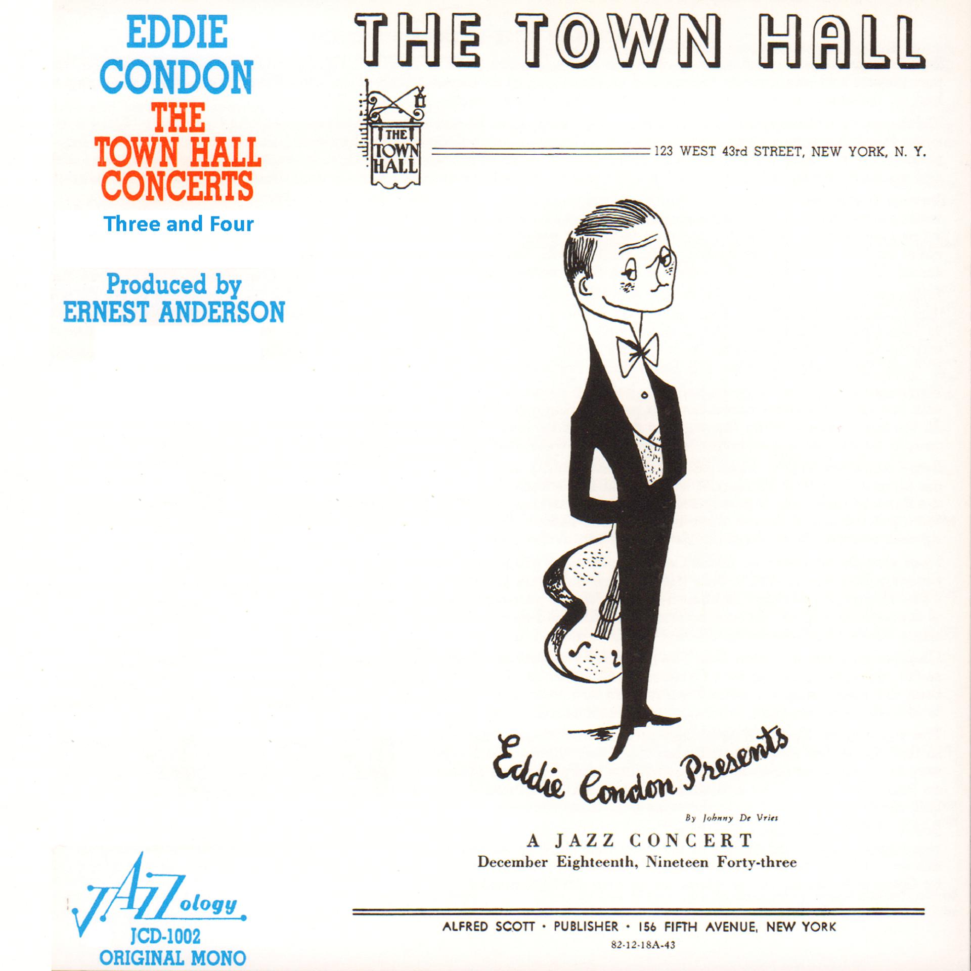 Постер альбома The Town Hall Concerts Three and Four
