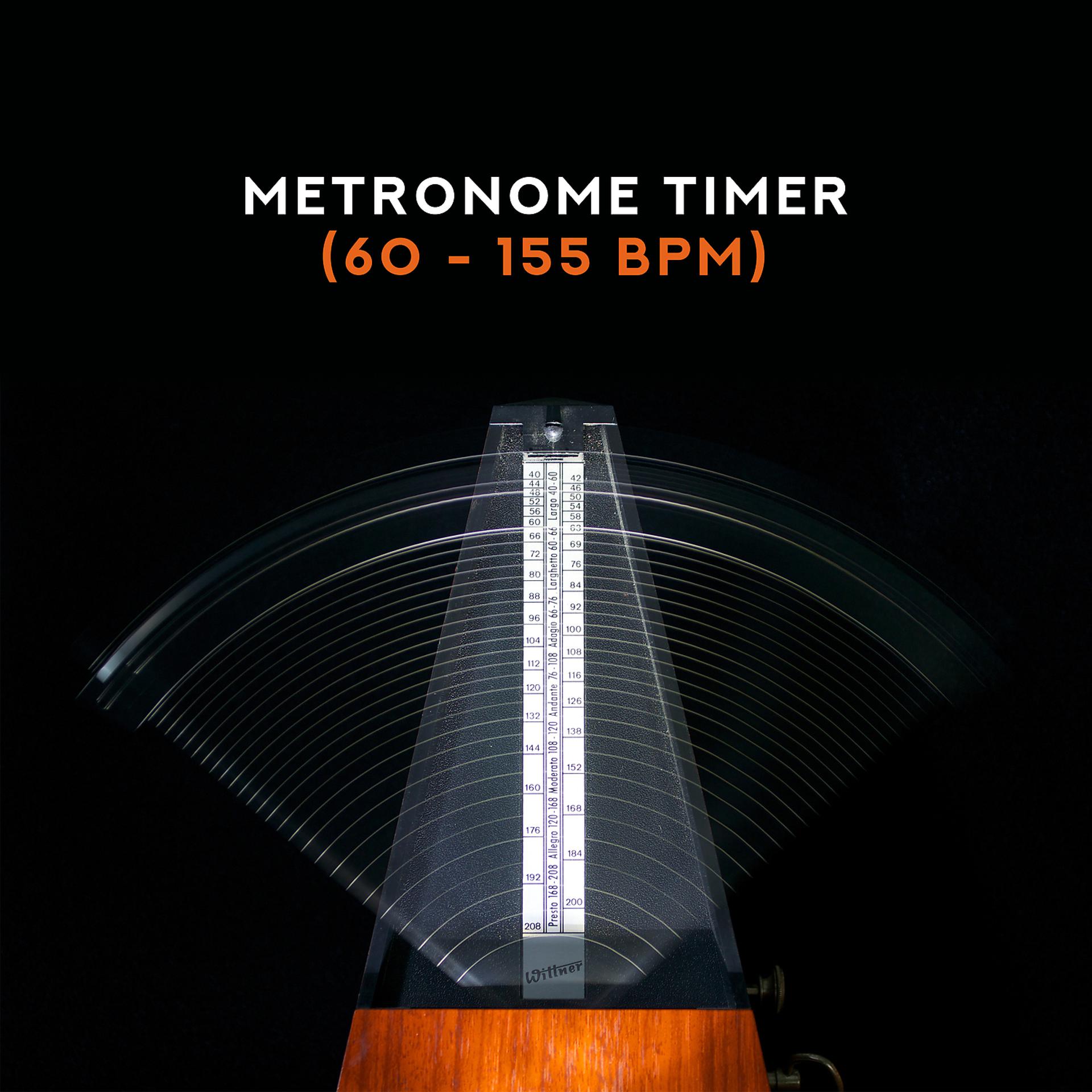 Постер альбома Metronome Timer (60 - 155 Bpm) Ideal to Study, School, Lessons, Classes