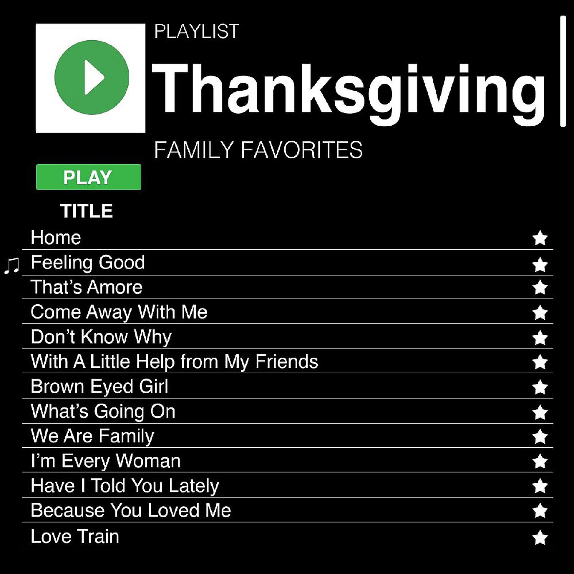 Постер альбома Thanksgiving Family Favorites